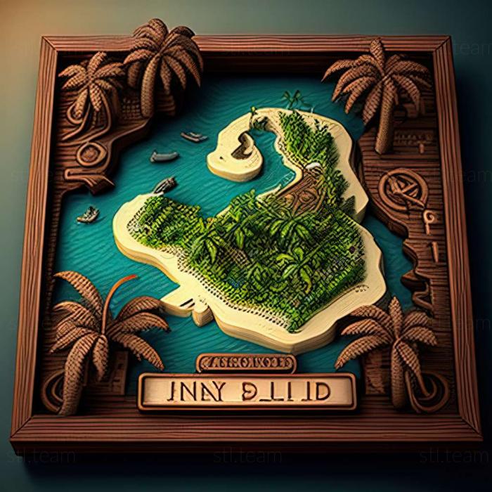 3D модель Игра The Sims 3 Райский остров (STL)